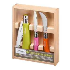 Opinel 3 Gardener´s Tools Zakmes Natural