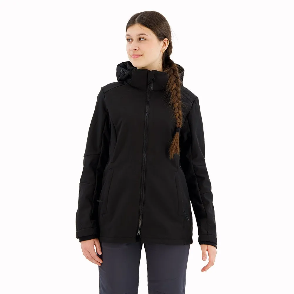 Cmp Long Fit 3a22226 Softshelljack Zwart