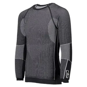 Cmp Seamless Junior 3y94800 Lange Mouwen Basislaag Zwart