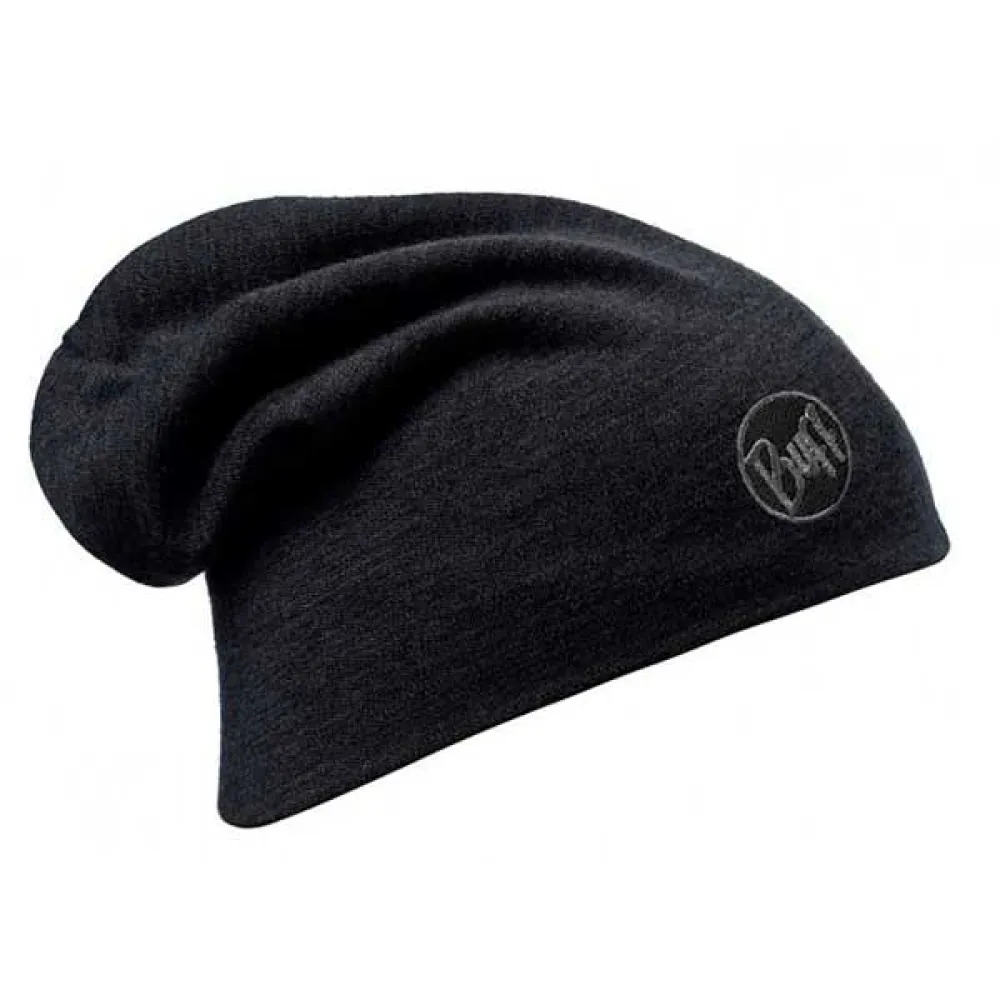Buff ® Heavy Merino Wool Muts Zwart
