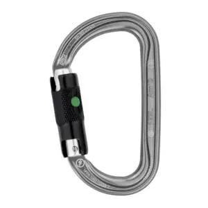 Petzl Am D Ball Lock Karabijnhaak Grijs