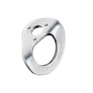 Petzl Coeur Steel 10 Mm Ankerplaat 20 Eenheden Grijs