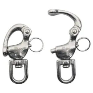 Kong Italy Quick Release Rotary Ring Connector Karabijnhaak Zilver