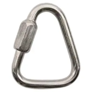Kong Italy Triangle Quick Links Karabijnhaak Zilver