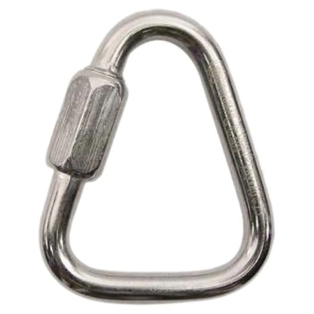 Kong Italy Triangle Quick Links Karabijnhaak Zilver