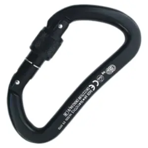 Kong Italy Heavy Duty Alu Karabijnhaak Zwart