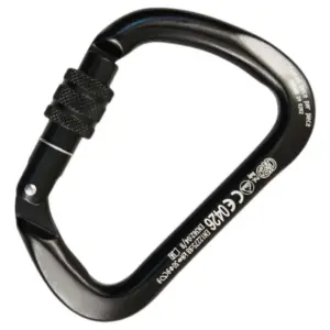 Kong Italy Aluminium Extra Grote Schroefhaak Zwart