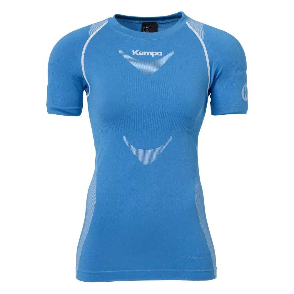 Kempa Attitude Pro Korte Mouwen Basislaag Blauw