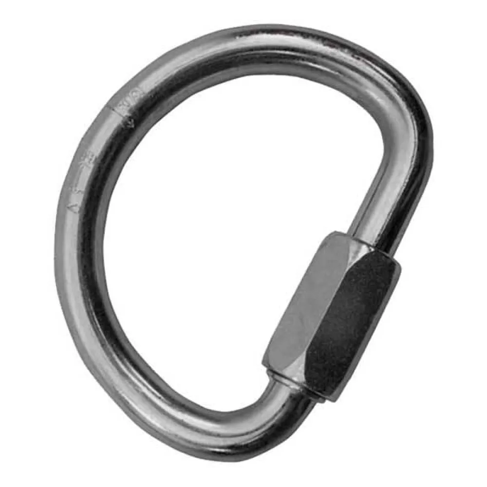 Kong Italy D Quick Link Karabijnhaak Zilver