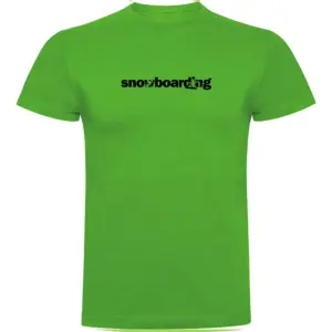 Kruskis Word Snowboarding T-shirt Met Korte Mouwen Groen