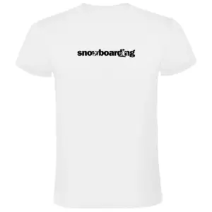 Kruskis Word Snowboarding T-shirt Met Korte Mouwen Wit