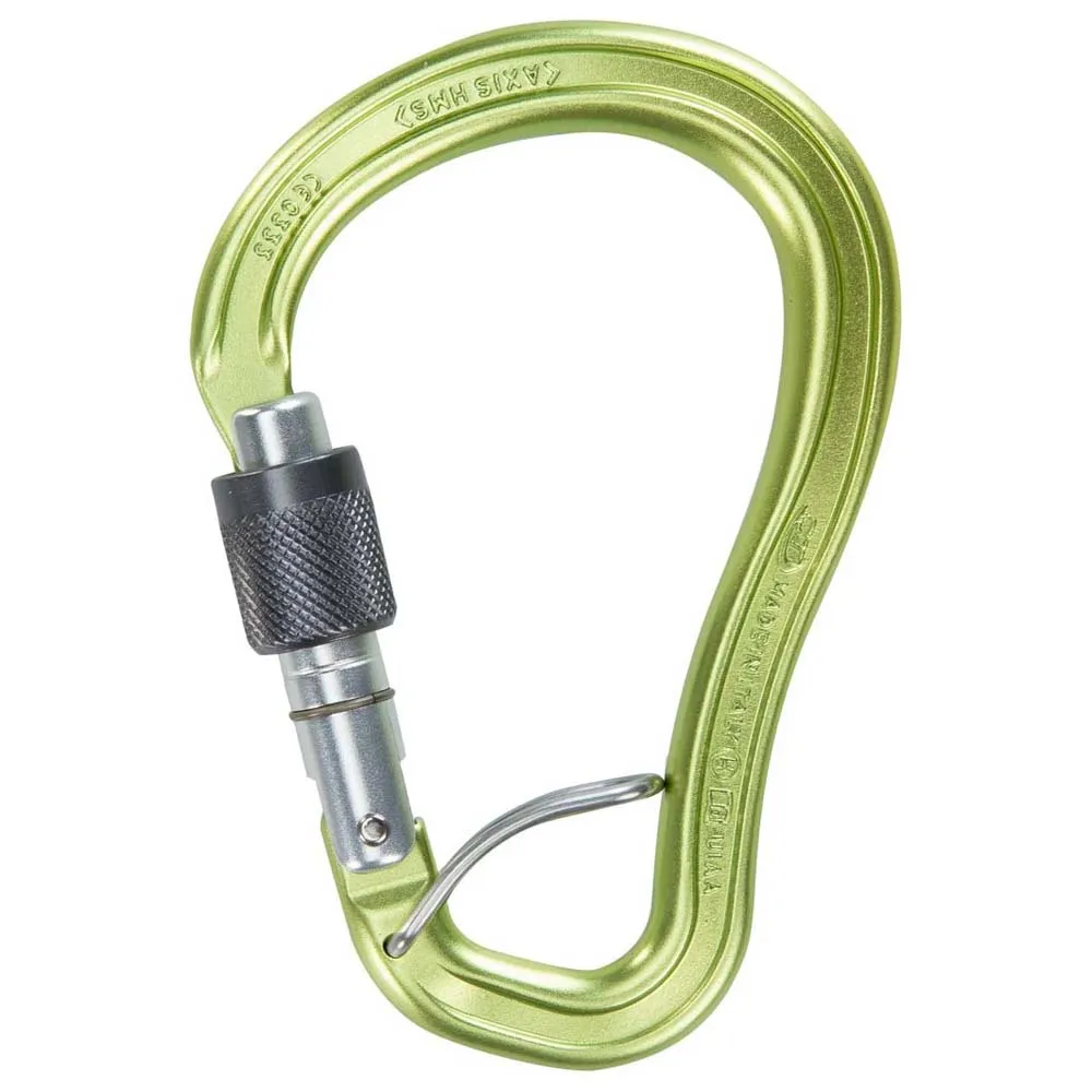 Climbing Technology Axis Hms Sgl Big Karabijnhaak Geel