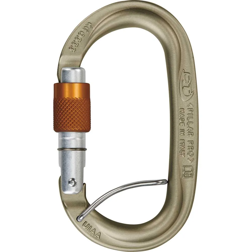 Climbing Technology Pillar Pro Hc Sgl Karabijnhaak Grijs