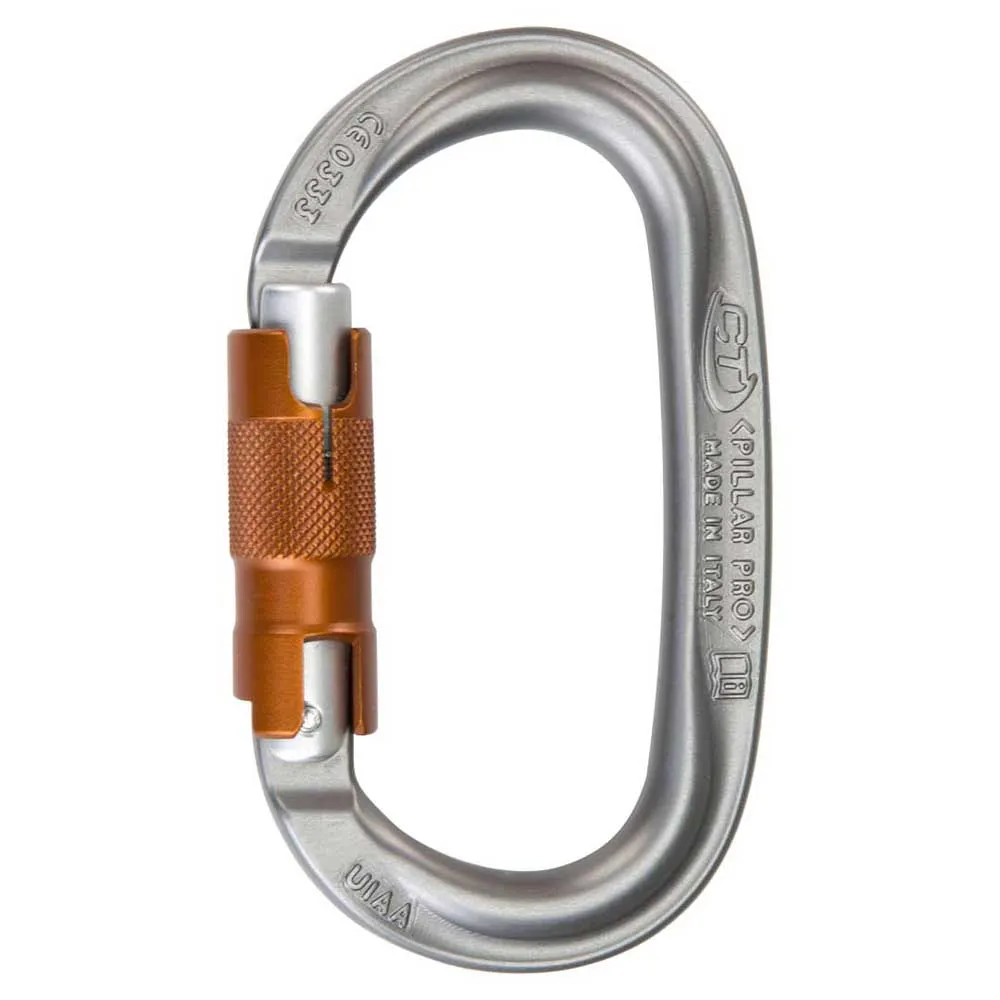 Climbing Technology Pillar Pro Wg Karabijnhaak Grijs