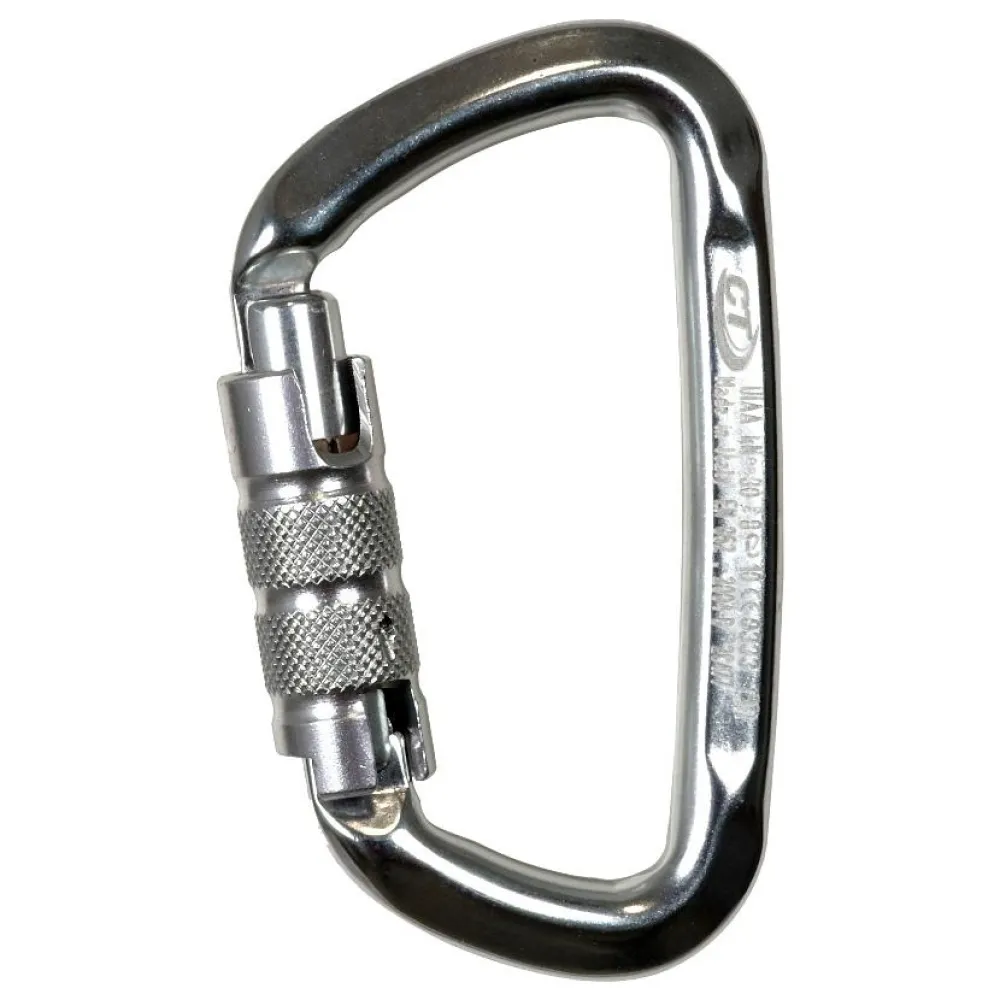 Climbing Technology D-shape Tg Karabijnhaak Grijs