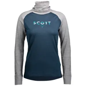 Scott Defined Merino T-shirt Met Lange Mouwen Grijs