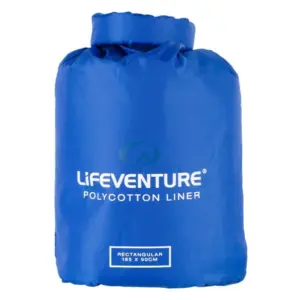 Lifeventure Polykatoenen Rechthoekige Voering Blauw