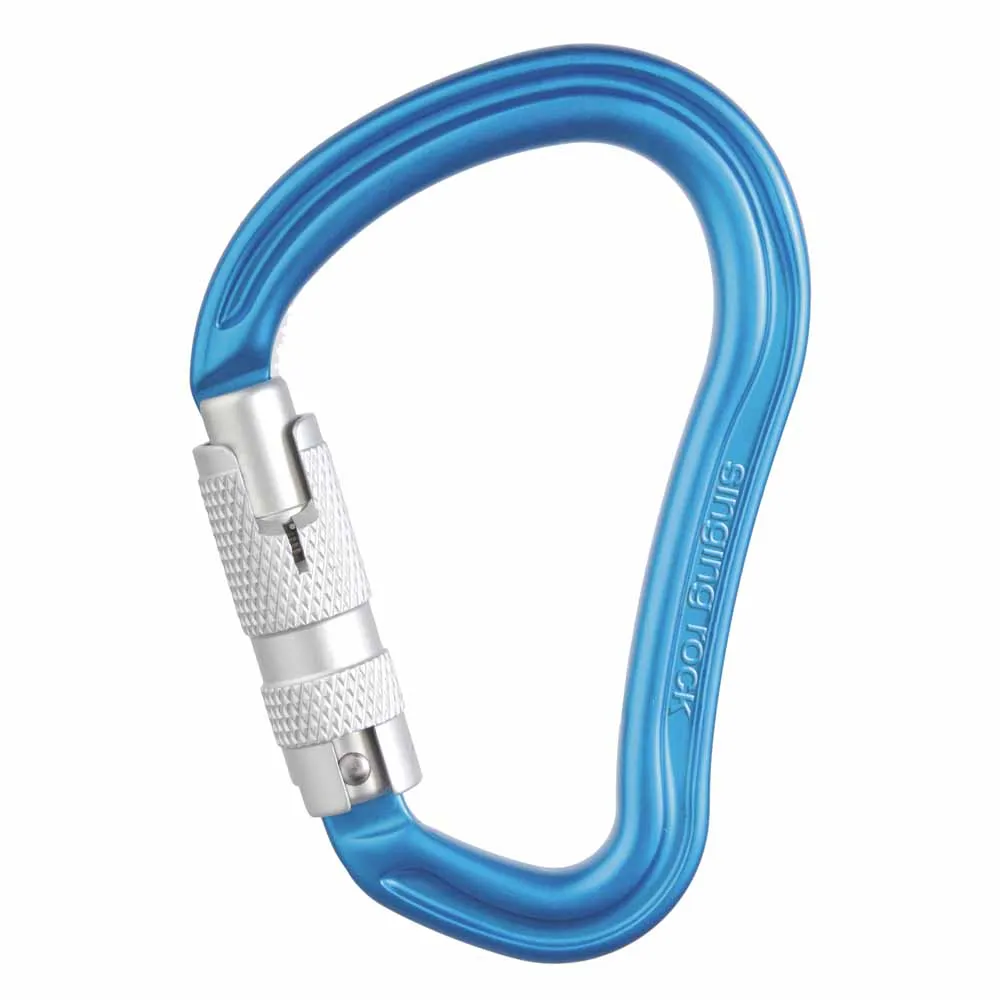 Singing Rock Hector Triple Lock Karabijnhaak Blauw