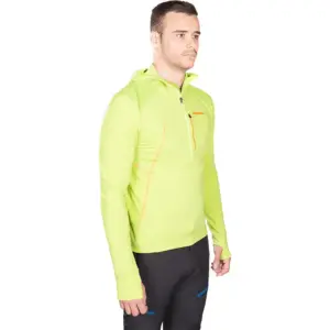 Trangoworld Colonney Fleece Met Kap Groen