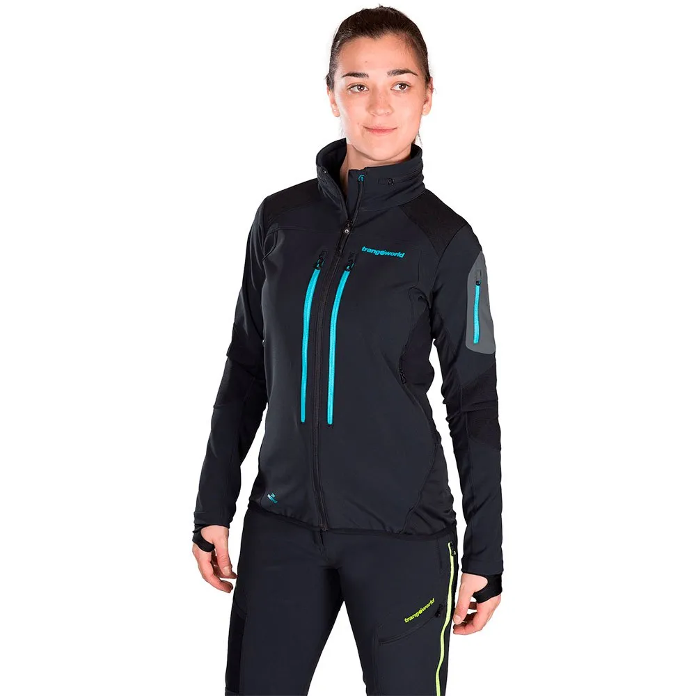 Trangoworld Caubvick Softshelljack Zwart