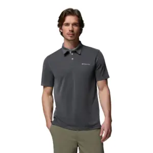 Columbia Nelson Point™ Korte Mouw Poloshirt Shark