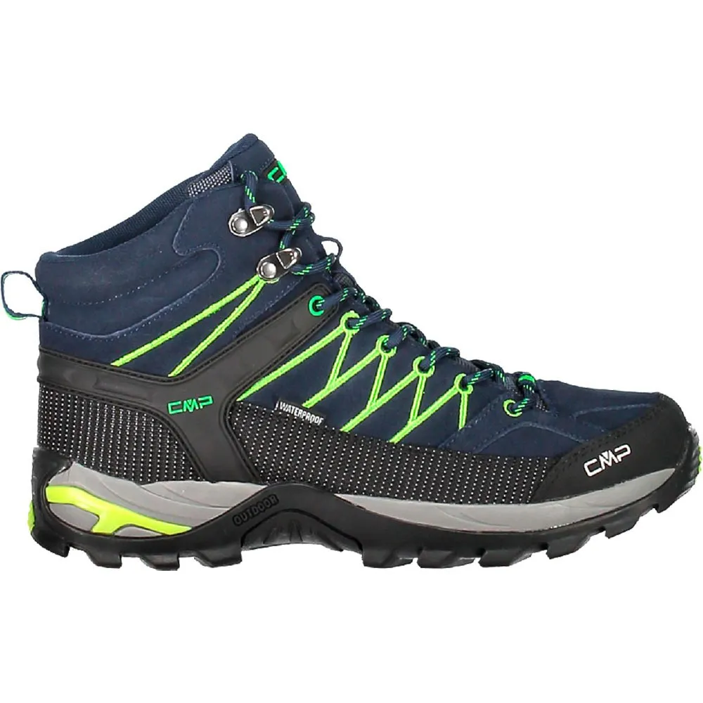 Cmp Rigel Mid Wp 3q12947 Wandelschoenen Blauw