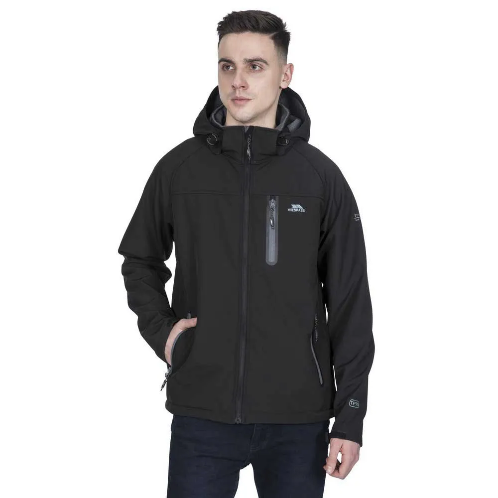 Trespass Accelerator Ii Softshelljack Zwart