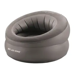 Easycamp Movie Seat Single Opblaasbare Bank Grijs