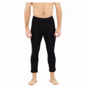 Icebreaker 200 Oasis Merino 3/4 Basislaag Broek Zwart