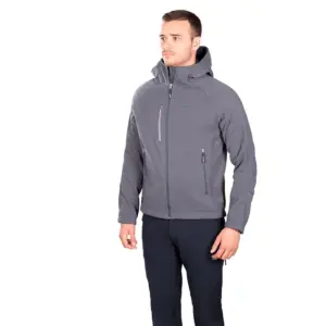 Trangoworld Mendilaz Fleece Met Kap Antraciet