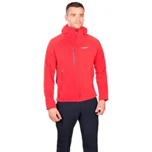 Trangoworld Mendilaz Fleece Met Kap Rood