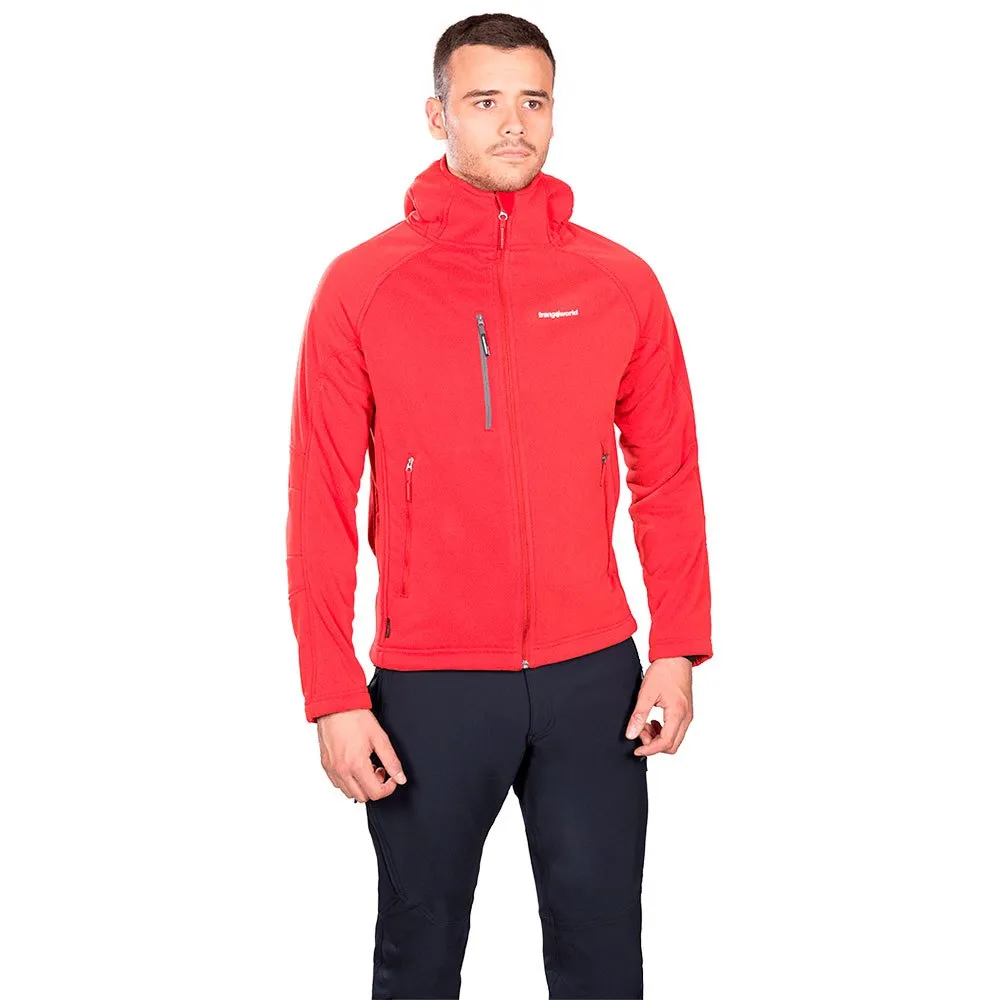Trangoworld Mendilaz Fleece Met Kap Rood