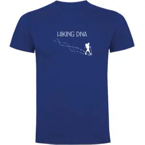 Kruskis Hikking Dna T-shirt Met Korte Mouwen Blauw