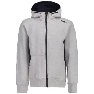 Cmp Fixed Hood Full Zip 38d8314m Sweatshirt Grigio Melange