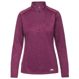 Trespass Fairford Fleece Grape Wine Marl