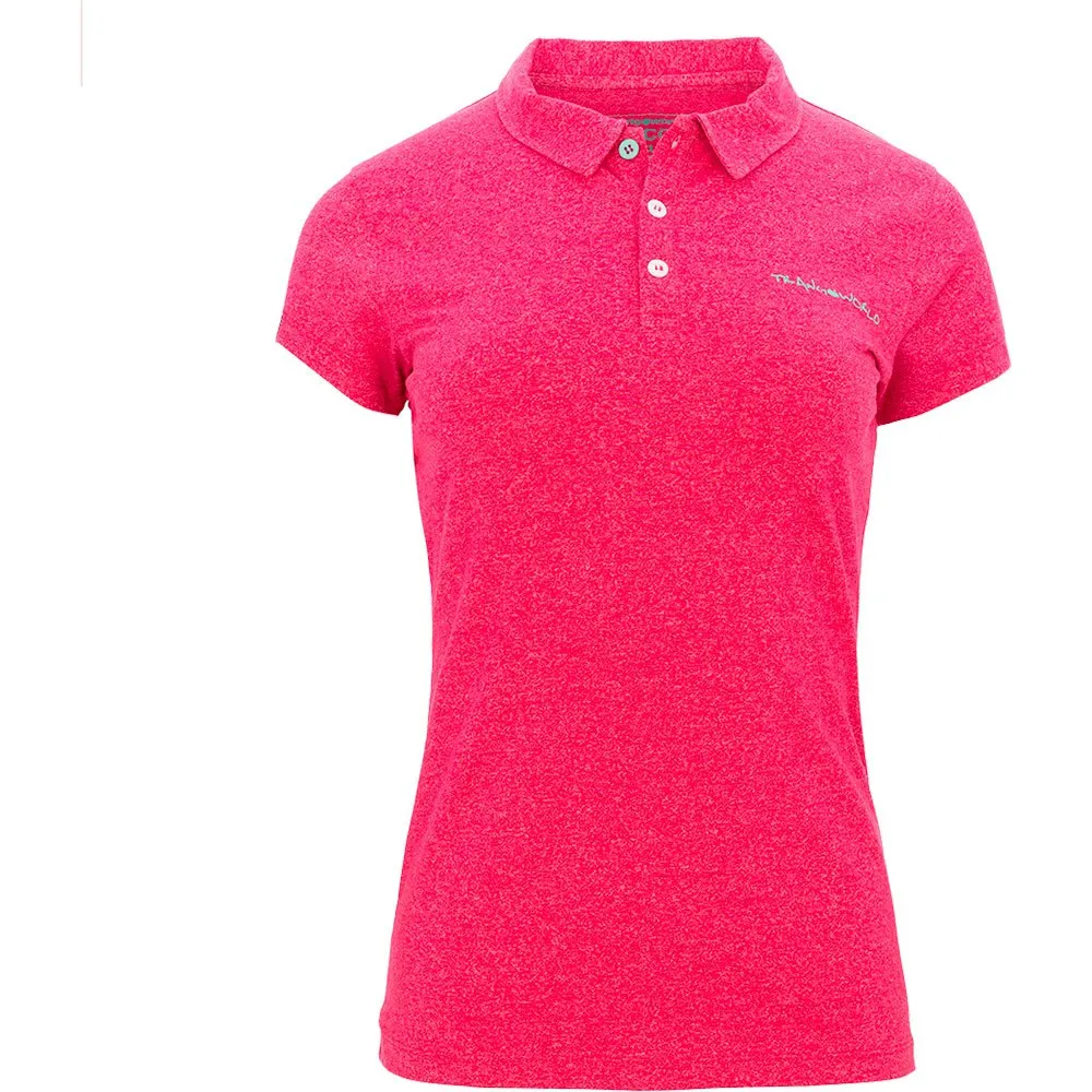 Trangoworld Ulia Korte Mouw Poloshirt Rood