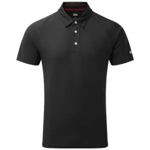 Gill Uv Tec Korte Mouw Poloshirt Zwart