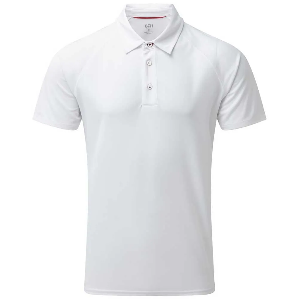 Gill Uv Tec Korte Mouw Poloshirt Wit