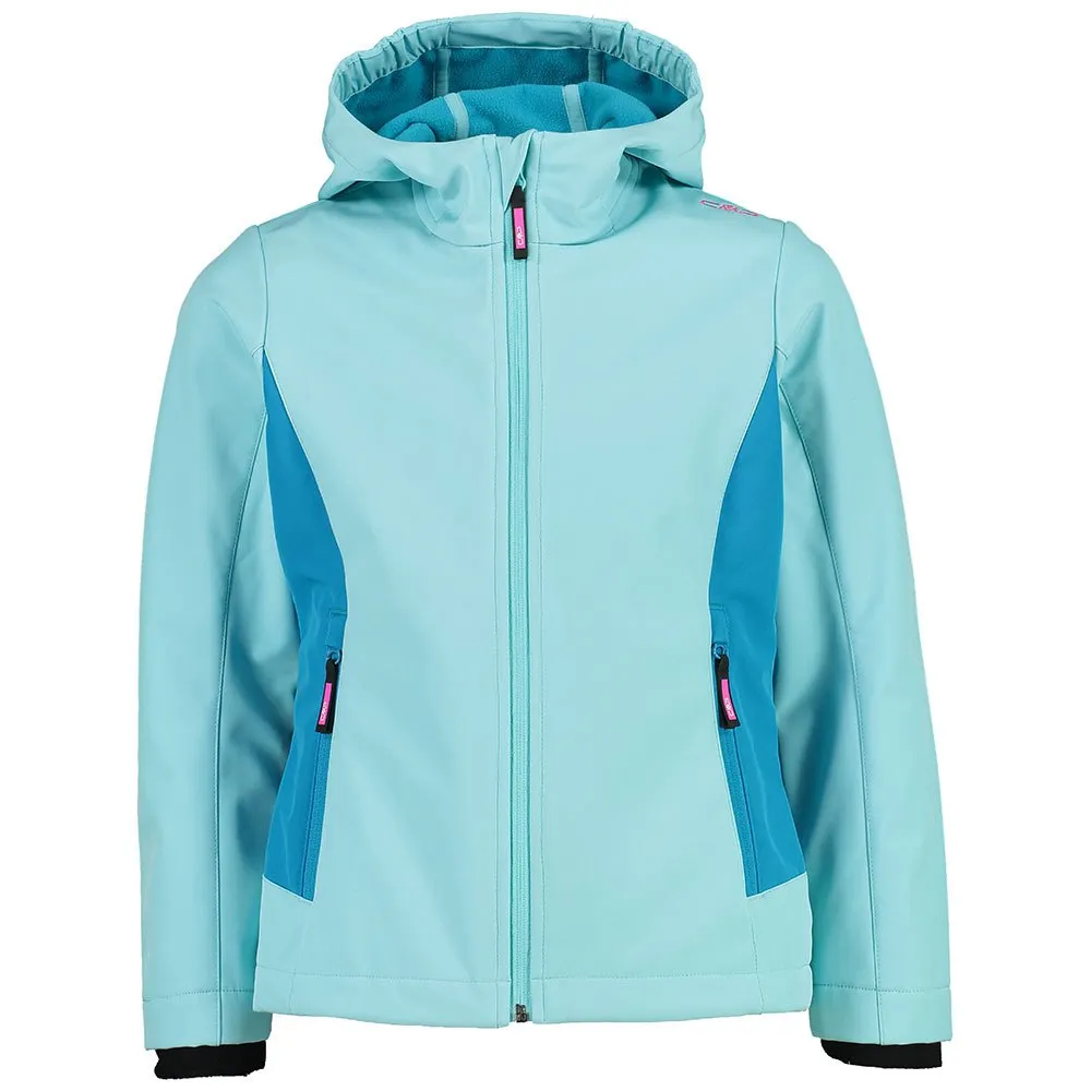 Cmp Fix Hood 3a29385n Softshelljack Acqua