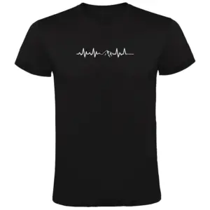 Kruskis Mountain Heartbeat T-shirt Met Korte Mouwen Zwart