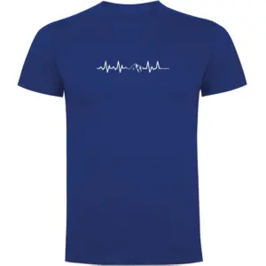 Kruskis Mountain Heartbeat T-shirt Met Korte Mouwen Blauw