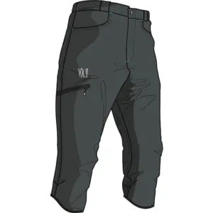 Vertical Long 3/4-broek Grijs