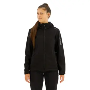 Cmp 39a5006 Softshelljack Zwart