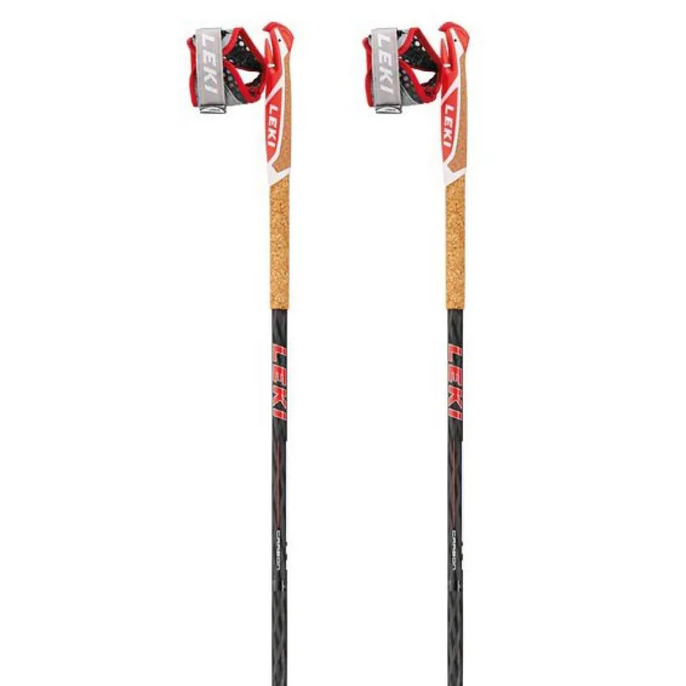 Leki Vertical K Stokken Rood