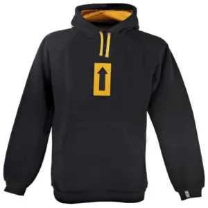 Singing Rock Unisex Hoodie Zwart