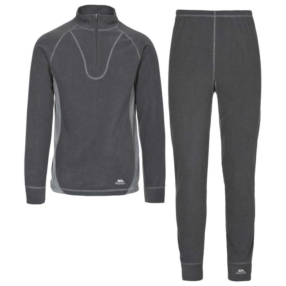 Trespass Thriller Lange Mouwen Basislaagset Cement W