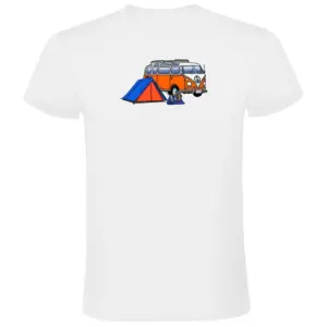 Kruskis Hippie Van Trek T-shirt Met Korte Mouwen Wit