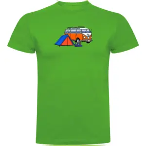 Kruskis Hippie Van Trek T-shirt Met Korte Mouwen Groen