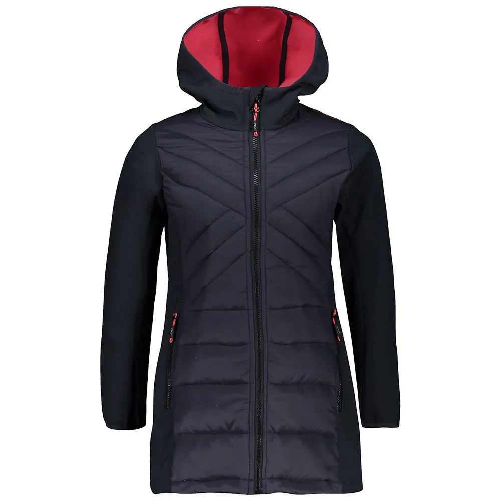 Cmp Coat Fix Hood 39a0685 Softshelljack Antraciet