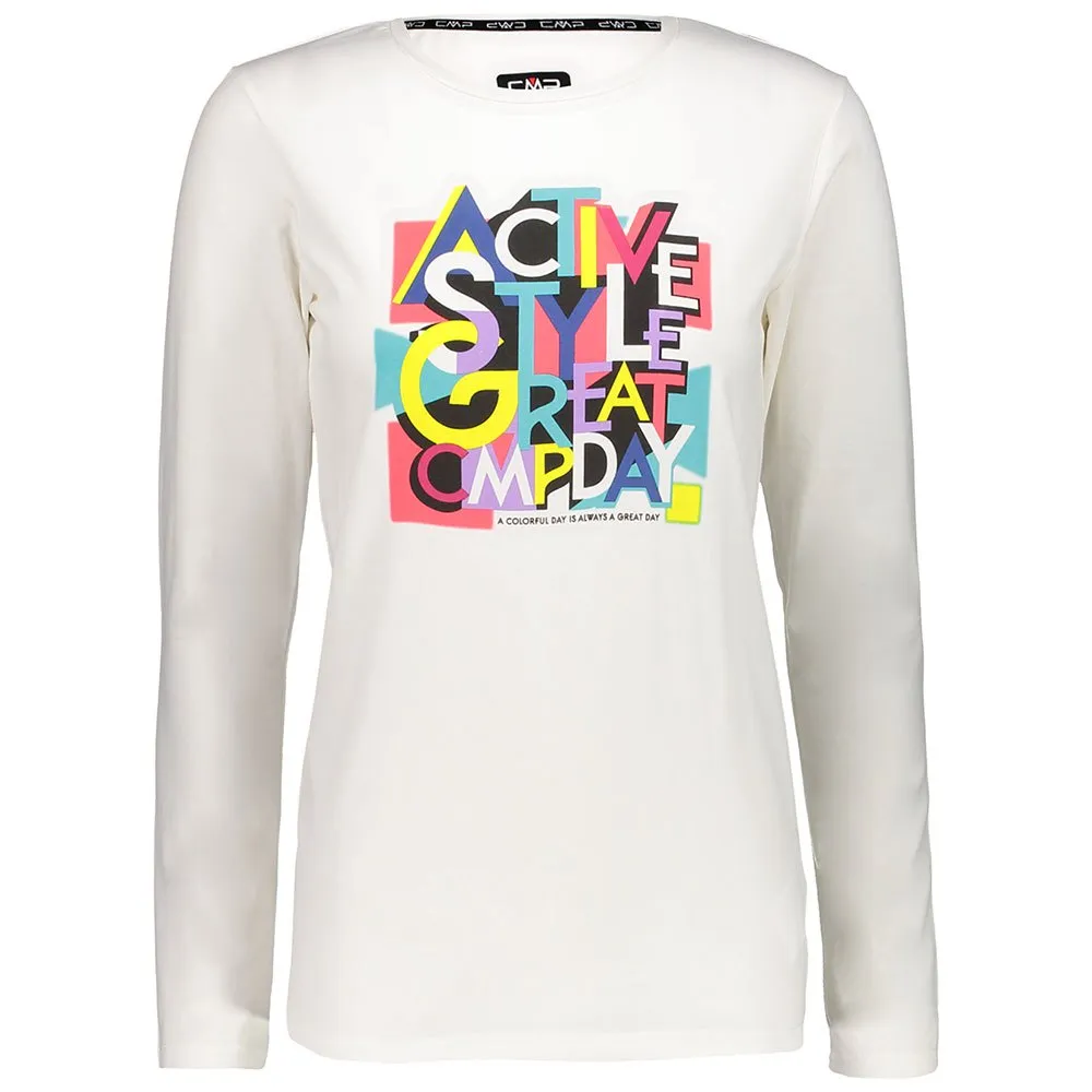Cmp 39d4686 T-shirt Met Lange Mouwen Wit